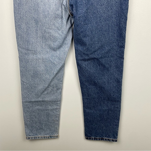 NWT Revice Ying Yang Two Tone Crop Zipper Jeans Vintage Style Size 31 or 10 - Picture 14 of 16